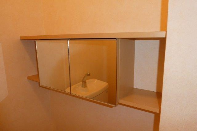 ルミナスハイムⅡのトイレ|トイレ棚
