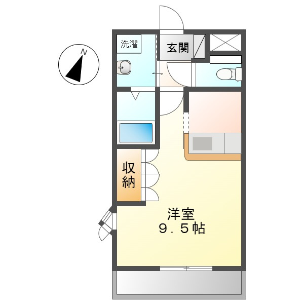 ルミナスハイムⅡの間取り