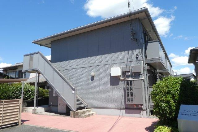 倉敷市酒津のアパートの外観
