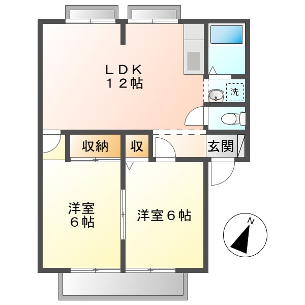 ヴュー葦高の間取り