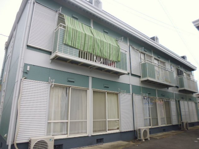 倉敷市中庄のアパートの外観