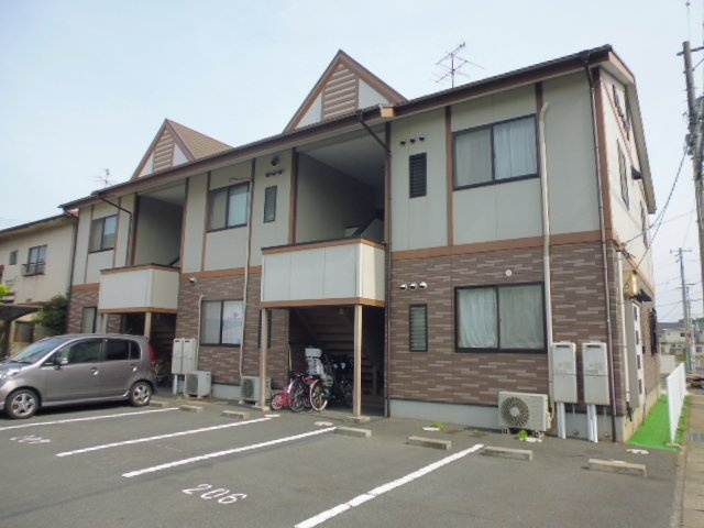 倉敷市平田のアパートの外観