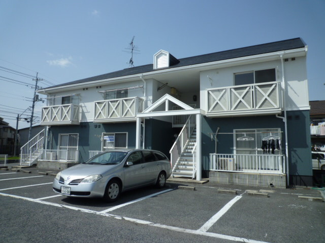 倉敷市西岡のアパートの外観