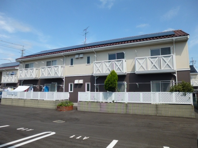 倉敷市福島のアパートの外観