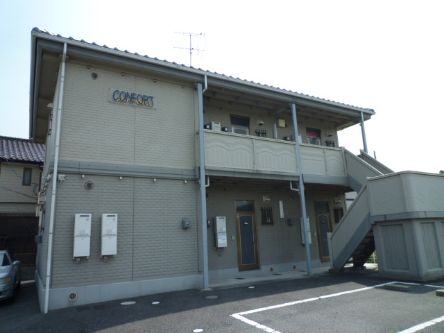 倉敷市安江のアパートの外観