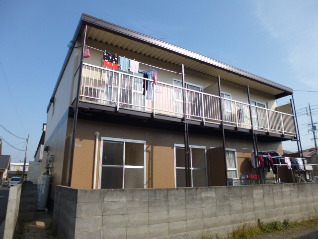 倉敷市福島のアパートの外観