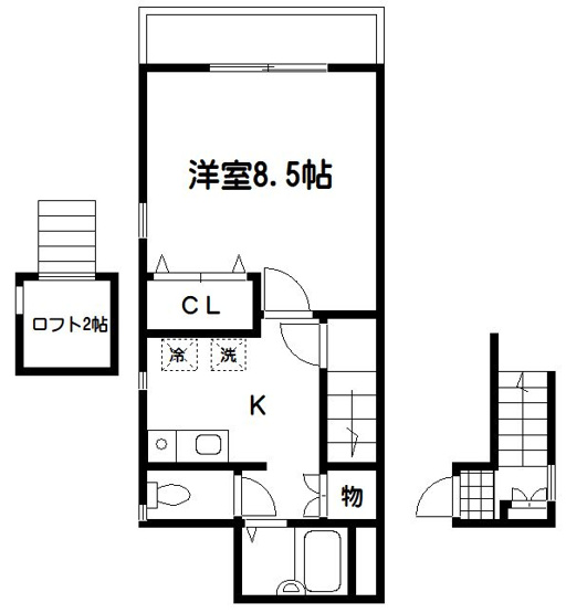 【間取り】 | グレイスウッド江古田