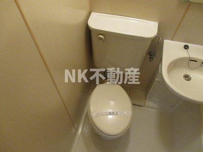 【トイレ】 | PALMIZIO花園Ⅰ（河内花園賃貸） | トイレです