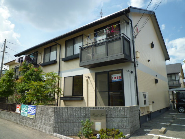 倉敷市笹沖のアパートの外観