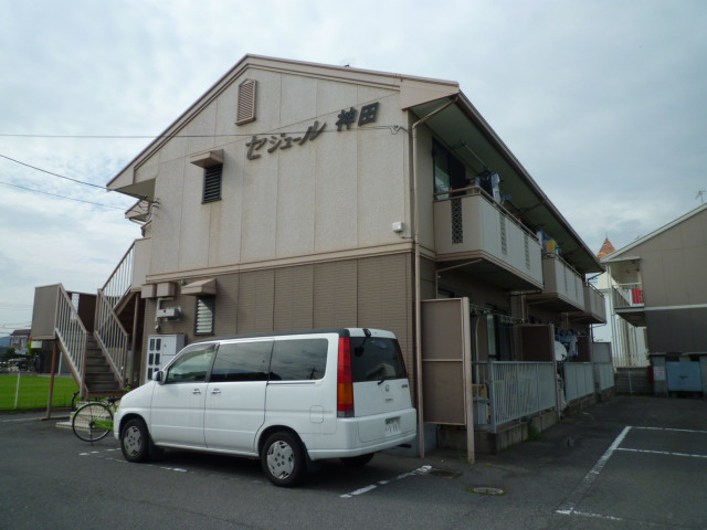 倉敷市神田１丁目のアパートの外観