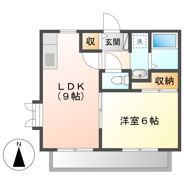 ラピュータ大島Ｃの間取り