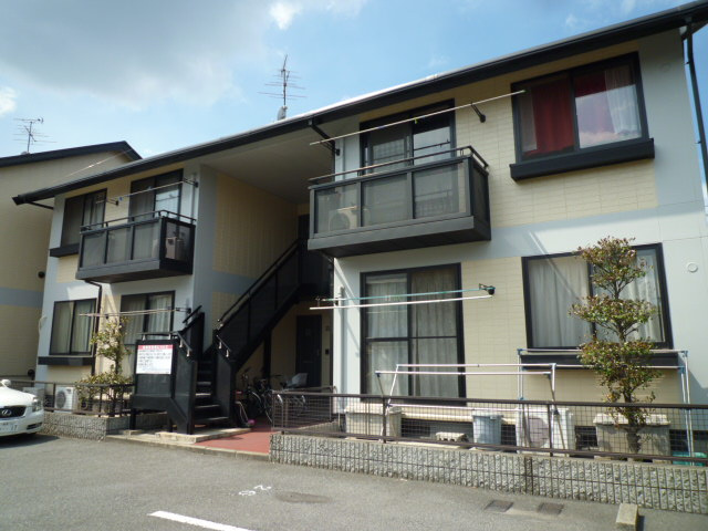 倉敷市笹沖のアパートの外観
