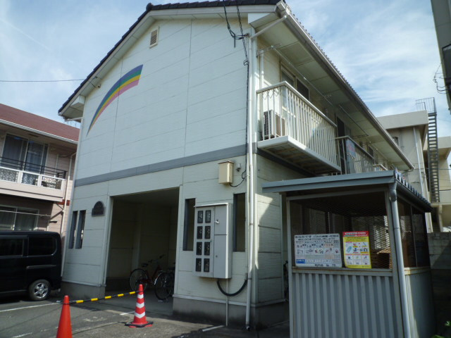 倉敷市中庄のアパートの外観