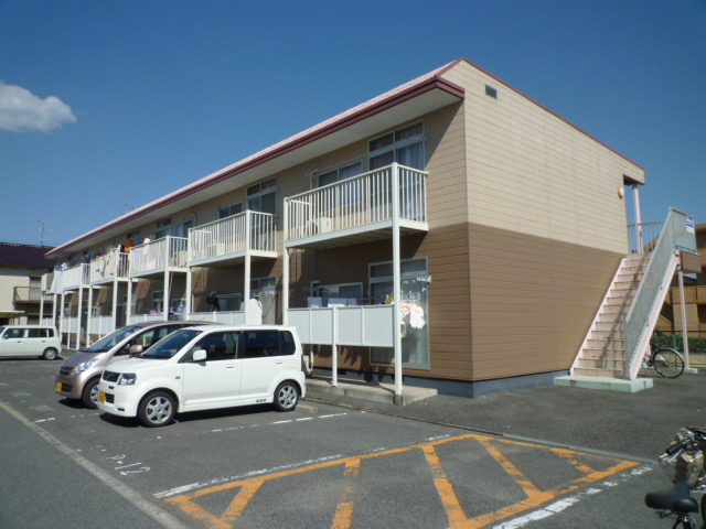 倉敷市大島のアパートの外観