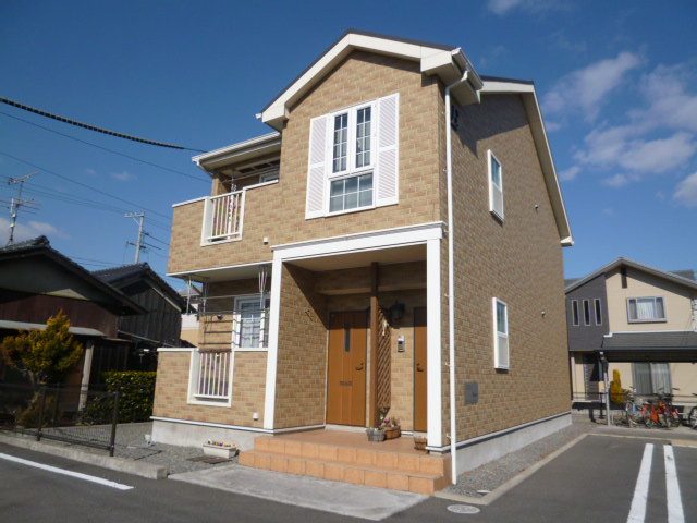 倉敷市茶屋町のアパートの外観