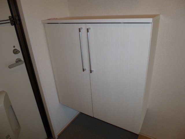 クレイドル浜町の玄関|シューズボックス