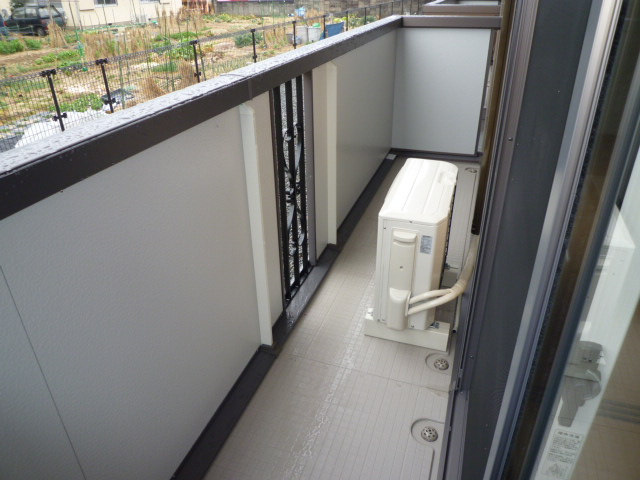 クレイドル浜町のバルコニー