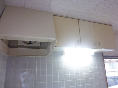 【キッチン】 | 緒形貸家Ａ | キッチン上収納