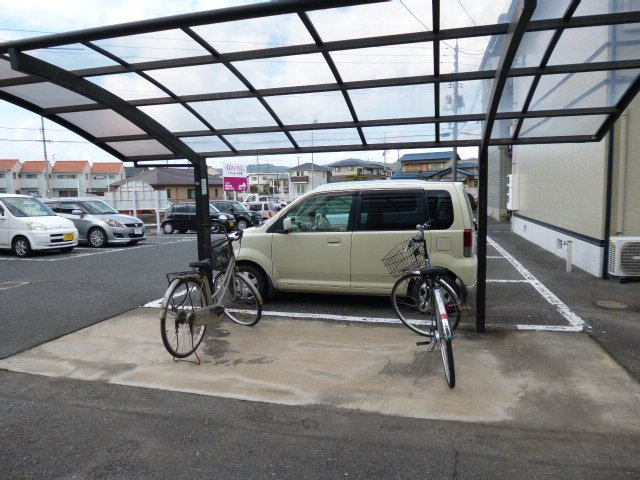 倉敷市川入のアパートのその他共用部分|自転車置き場