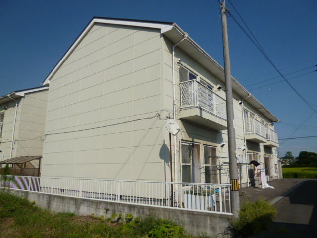 倉敷市茶屋町早沖のアパートの外観