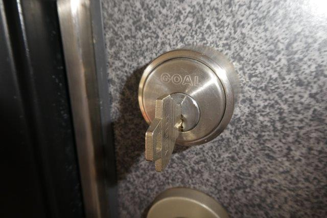 カーサつぼいＢのセキュリティ|玄関キー