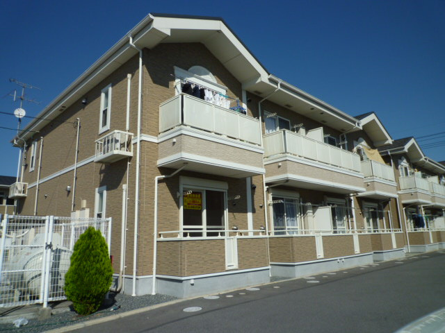 倉敷市茶屋町のアパートの外観