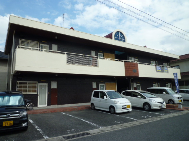 倉敷市幸町のアパートの外観