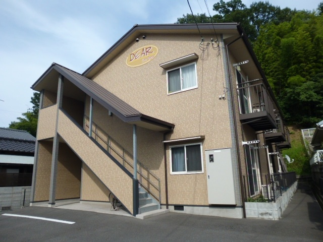 倉敷市藤戸町天城のアパートの外観