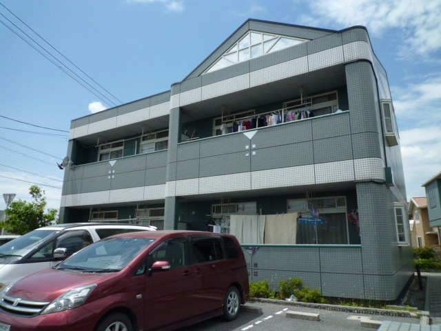 倉敷市茶屋町のアパートの外観