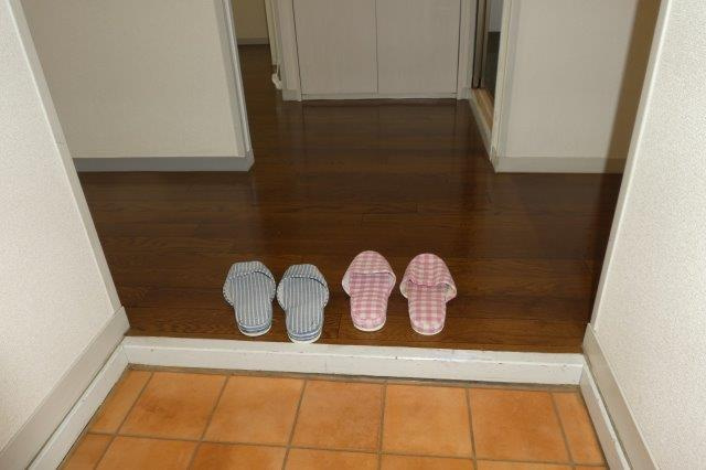 プレジール大樹の玄関