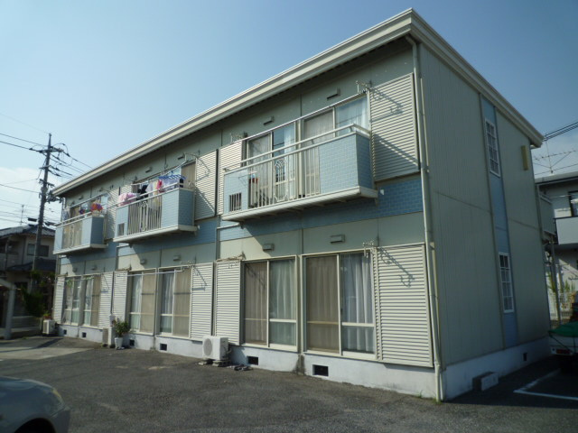 倉敷市宮前のアパートの外観