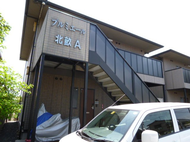 倉敷市北畝２丁目のアパートの外観