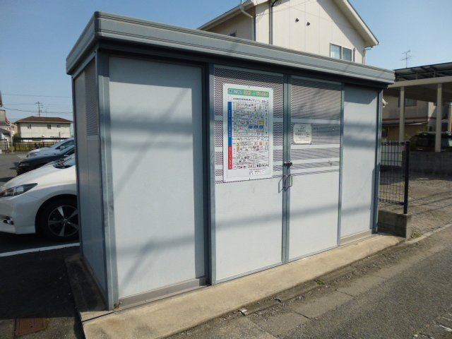 倉敷市茶屋町のアパートのその他共用部分|敷地内専用ゴミステーション