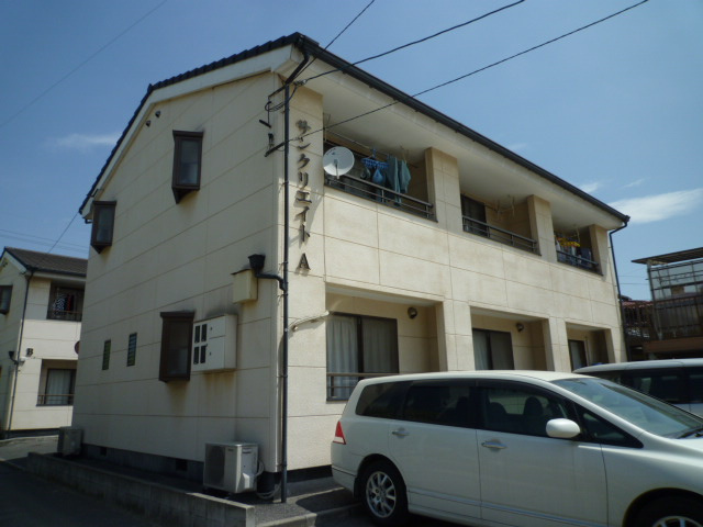 倉敷市日ノ出町２丁目のアパートの外観