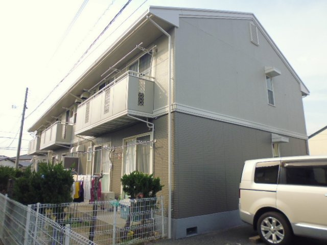 倉敷市福島のアパートの外観