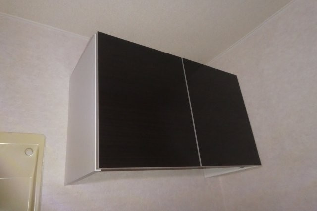 ヴィーブルピアの洗面所|洗濯機上棚