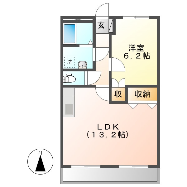 ヴィーブルピアの間取り