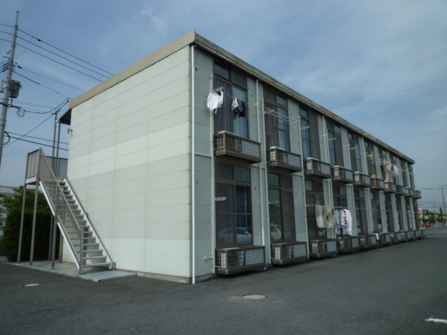 倉敷市宮前のアパートの外観