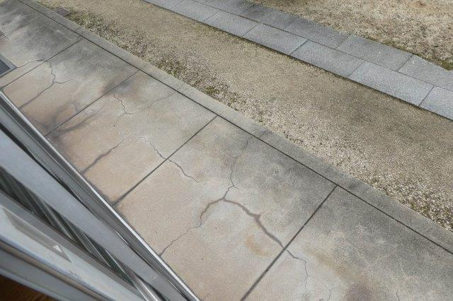 倉敷市新田のアパートのバルコニー|テラス