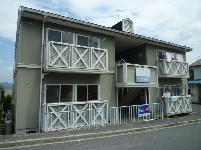 倉敷市羽島のアパートの外観