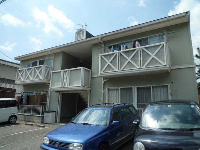都窪郡早島町若宮のアパートの外観