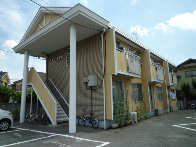 倉敷市川入のアパートの駐車場