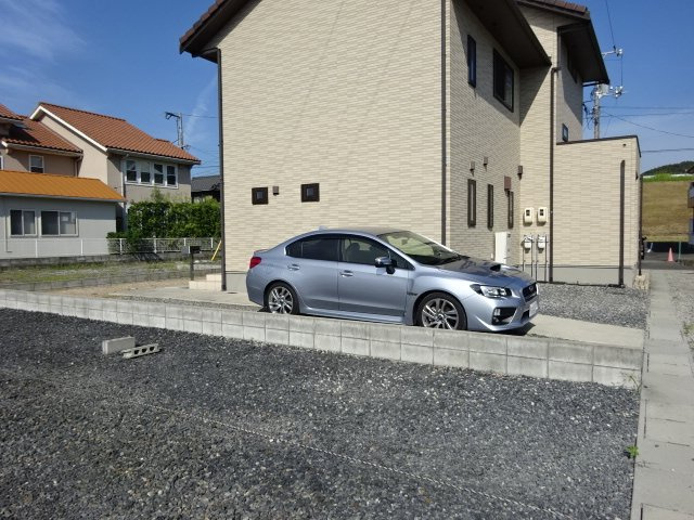 倉敷市酒津のタウンの駐車場