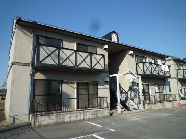 倉敷市西阿知町のアパートの外観