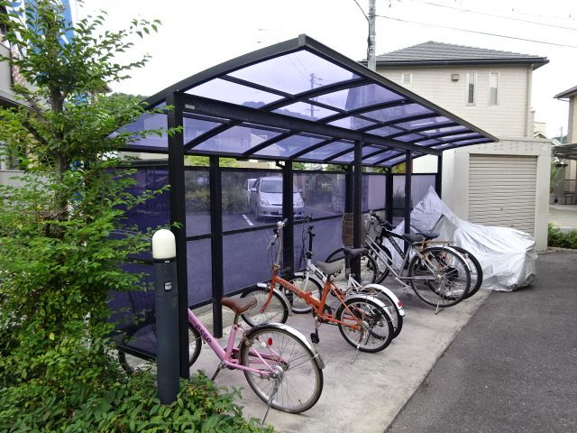 倉敷市新田のアパートのその他共用部分|自転車置き場