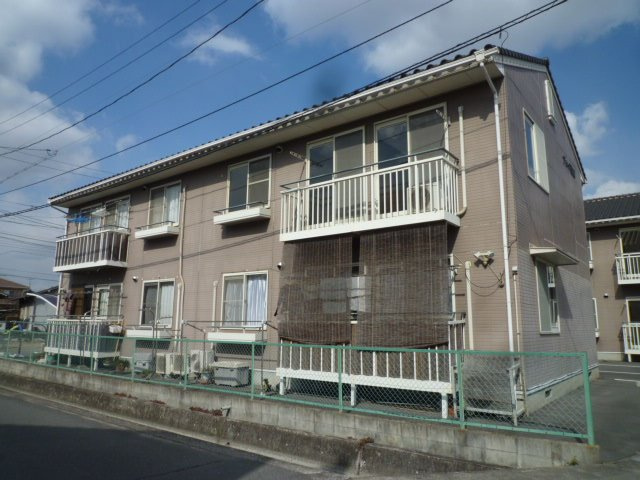 倉敷市茶屋町のアパートの外観