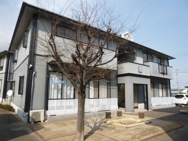 倉敷市安江のアパートの外観