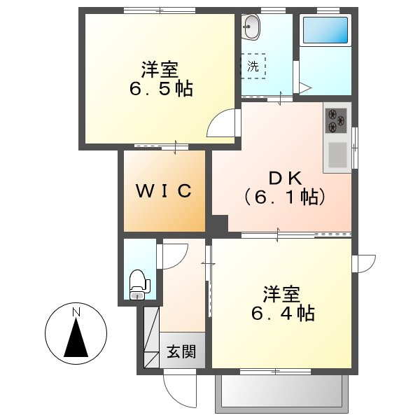 アリエッタ　Ａの間取り