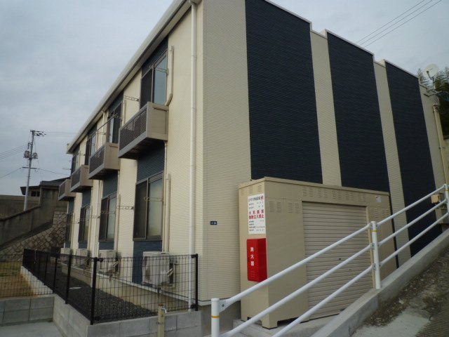 倉敷市児島田の口１丁目のアパートの外観