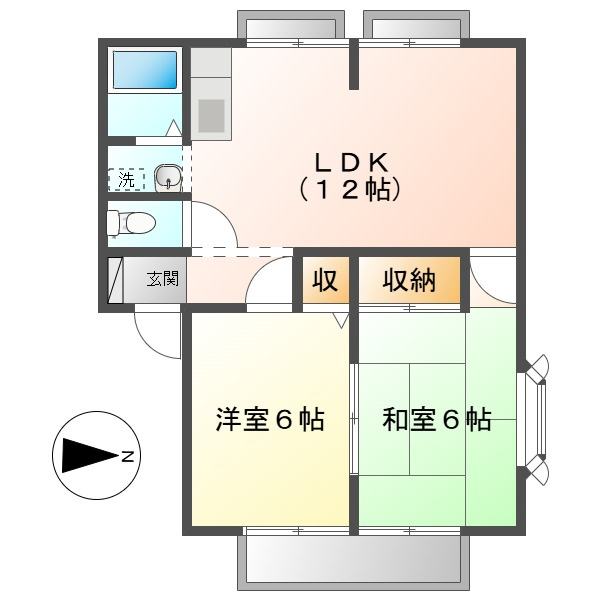 エポック広江Ａの間取り